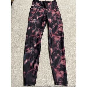 Old Navy Women's Size Small Powersoft High Rise Tie Dye Leggings Multicolor